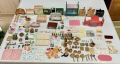 【貴重】シルバニアファミリー 初期 家具 小物 まとめ売り