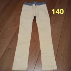 MPS イエロー チェック パンツ 140