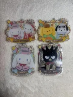 サンリオキャラクター キラぷるステッカー 4個セット