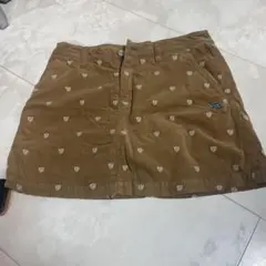 JB コーデュロイブラウンスカート