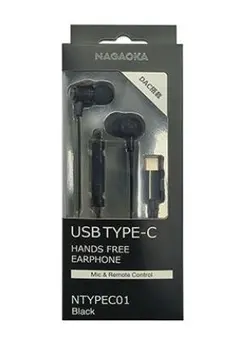 未使用 NAGAOKA TYPE-C イヤホン NTYPEC01 送料無料