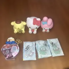 サンリオ シリコンリング付きアクリルチャーム等 セット