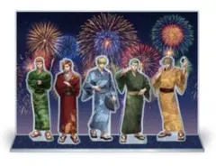 銀魂 夏祭りVer アクリルジオラマ アクリルスタンド銀時 土方セット