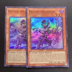 バックアップ@イグニスター　泰亜　ALIN スーパー　2枚セット　英語表記アジア
