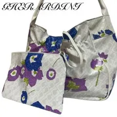 美品✨ ゲラルディーニ　ソフティ　フラワー　ハンドバッグ　チャーム付き　シルバー GHERARDINIのフリマアイテム一覧