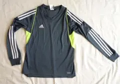 adidas★アディダス★climacool★Tシャツ★グレー★Vネック★160