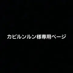 カピルンルン様専用ページ