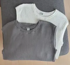 【ユニクロ】レディース　ノースリーブ　Mサイズ　2点セット