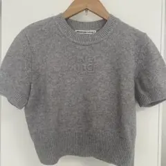 alexanderwang.t 半袖ニット グレーのサムネイル