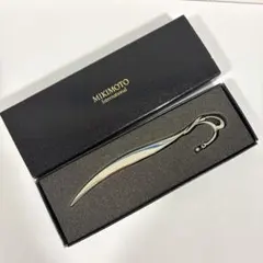 MIKIMOTO パール付きブックマーク　しおり