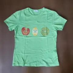 VertDense 半袖Tシャツ フルーツプリント ライトグリーンのサムネイル
