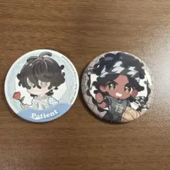 第5人格 缶バッジ×2 【患者、オフェンス】