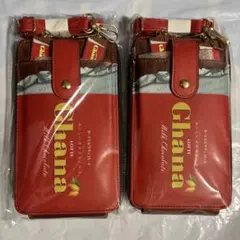 ガーナ チョコチャーム付きスマホショルダーポーチvol.2　 レッド