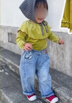 nennen pepi リブ メロウ 長袖 トップス 90cm