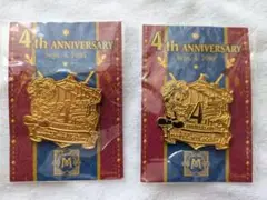 4th ANNIVERSARY ピンバッジ 2個セット