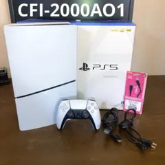 【割と美品】PS5本体 CFI-2000A01 slimスリム ディスクドライブ