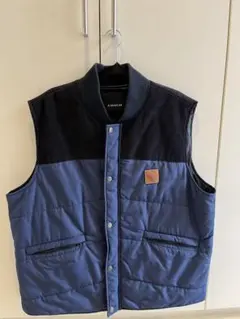 COACH ネイビー ブラック ダウンベスト