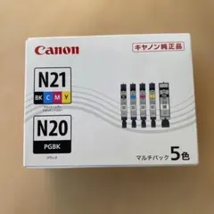 新品未開封】 Canon 純正品 マルチパック5色 XKI-N21+N20 - メルカリ