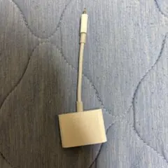 HDMI変換アダプター ライトニングホワイト 約15cm