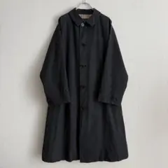 【一枚袖】Burberrys バルマカーンコート ブラック