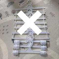 【3本セット】ベビー用 プラスチックハンガー ズボン 西松屋