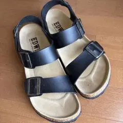 27cm EDWIN エドウィン レザーサンダル フットベッドサンダルのサムネイル