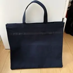 familiar ファミリア トートバッグ フォーマル お受験 ネイビー リボン