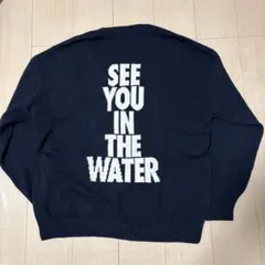 MAGIC NUMBER SEEYOUINTHEWATER ニットカーディガン
