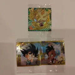 ドラゴンボール 超戦士シールウエハース超 孫悟空 10thレア・悟空R&ウーブR