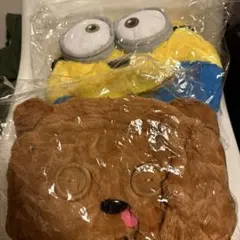 ミニオン　ぬいぐるみキャップ　ボブ&ティム　セット