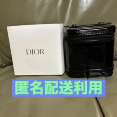 最終値下げ。Dior エナメル バニティポーチ ブラック