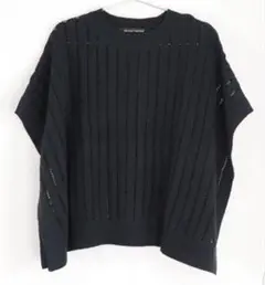 ワイドケープ プルオーバーニットベスト ミズイロインド mizuiro ind