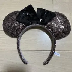 ミニー耳カチューシャ ブラウン ブラック