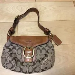 COACH コーチ ワンショルダーバッグ ソーホー 10296 シグネチャー 茶