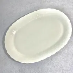 【希少・美品】ノリタケ アンサンブルホワイト オーバルプラター 廃盤