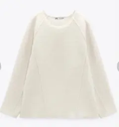 ZARA ブークレオーバーサイズスウェットシャツ