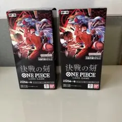決戦の刻 2BOX【 未開封 テープ付き】ワンピース カードゲーム - メルカリ