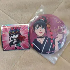 ウィンブレの一番くじH賞椿缶バッジとウィンブレマンシール