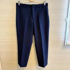 美品✨ 2024 ユニクロ 感動スリムパンツ XL 大きいサイズ ネイビー