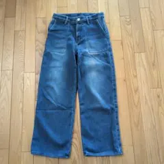 しまむら　ファイバーヒート 裏地あったかパンツ　ワイド　Lサイズ