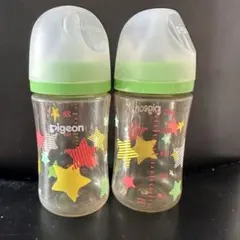 母乳実感Pigeon 240ml 哺乳瓶 星柄　2本