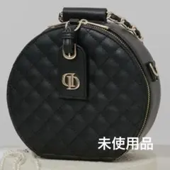 darich キルティングサークルバッグ ブラック