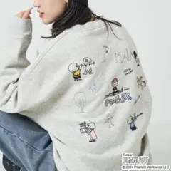 【美品】FREAK'S STORE × PEANUTS 刺繍スウェット