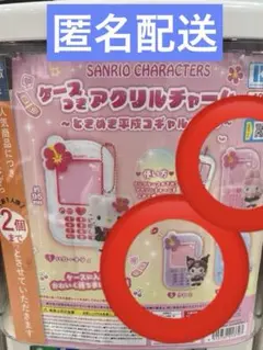 サンリオケース付きアクリルチャーム　ときめき平成コギャル　マイメロ　クロミ