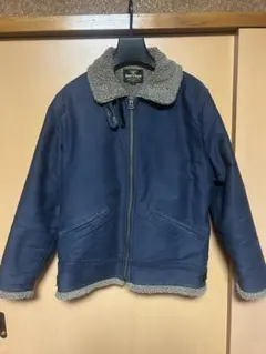 ミリタリージャケット ネイビー フリースライニング