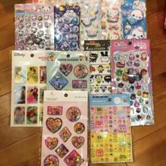 シール詰め合わせ/あわわちゃん/シマエナガ/ほっぺちゃん/サンリオ/ディズニー等