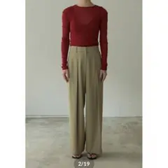 Hip Huggers Tucked Wide Slacksのサムネイル