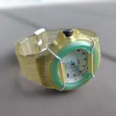 Baby-G アナログ腕時計 防水 透明緑色 電池交換済