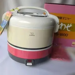 象印電子ジャーしあわせTYA-1800 花柄☆未使用品☆昭和レトロ〈82