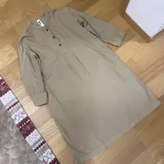 MHL. マーガレットハウエル ベージュ シャツワンピース 長袖